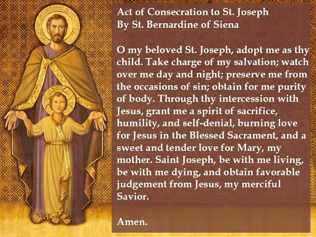 Consecration to St. Joseph - STJMOD